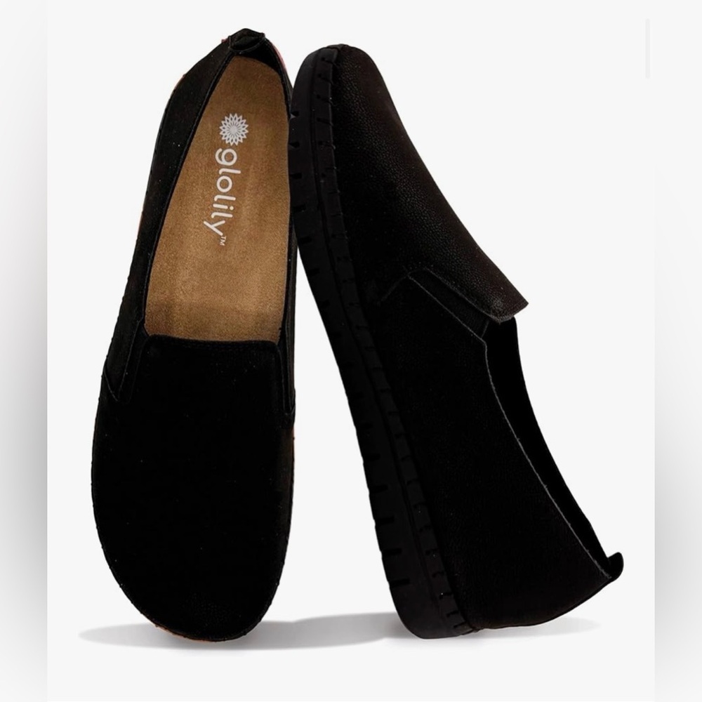 Glolily Elle Suede Black Smooth 7